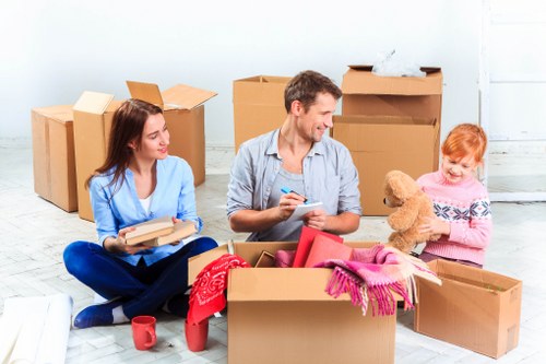 Office relocation planning in Notting Hill streets