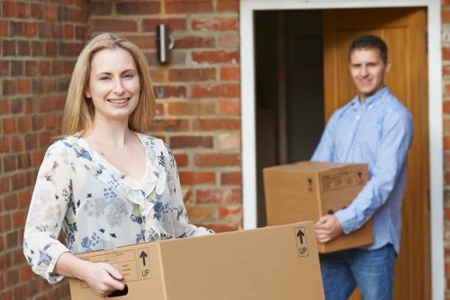 Man with van planning and quotation details for a move