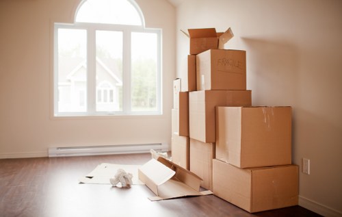 Office moving team working around Notting Hill access challenges