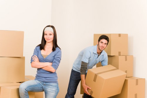 A well-organised moving van for a Notting Hill relocation