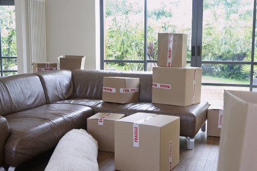 Loading furniture for a local move in Notting Hill